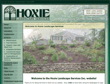 Tablet Screenshot of hoxielandscape.com